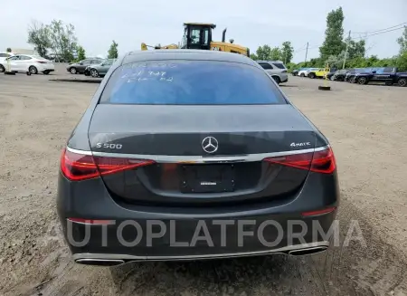 MERCEDES-BENZ S 500 4MAT 2022 vin W1K6F6DB8NA102788 from auto auction Copart