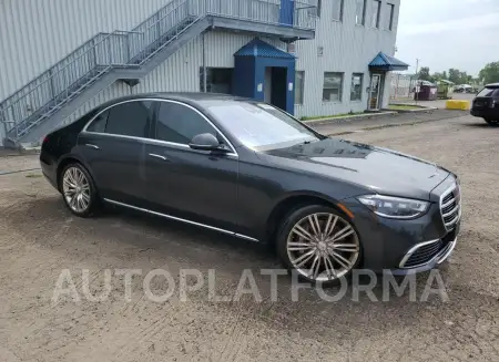 MERCEDES-BENZ S 500 4MAT 2022 vin W1K6F6DB8NA102788 from auto auction Copart