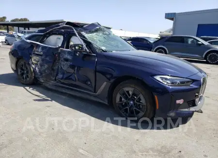 BMW I4 EDRIVE 2024 vin WBY73AW03RFS22088 from auto auction Copart