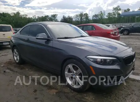 BMW 230I 2018 vin WBA2J1C5XJVD09353 from auto auction Copart