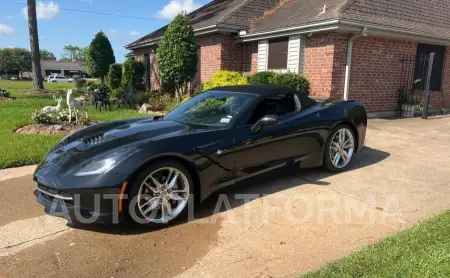 CHEVROLET CORVETTE S 2019 vin 1G1YF3D75K5108865 from auto auction Copart