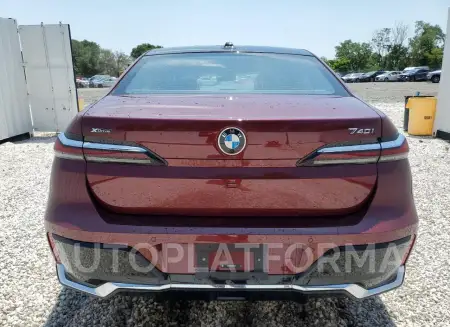 BMW 740 XI 2024 vin WBA33EH08RCP80747 from auto auction Copart