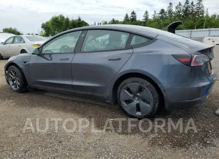 TESLA MODEL 3 2022 vin 5YJ3E1EA5NF250509 from auto auction Copart