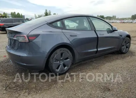 TESLA MODEL 3 2022 vin 5YJ3E1EA5NF250509 from auto auction Copart