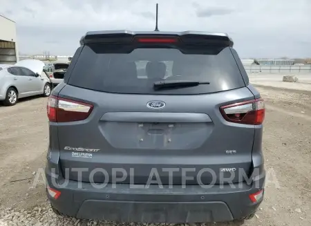 FORD ECOSPORT S 2019 vin MAJ6S3JL3KC254615 from auto auction Copart