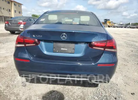 MERCEDES-BENZ A 220 2022 vin W1K3G4EB3NJ371302 from auto auction Copart