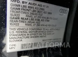 AUDI SQ8 PRESTI 2021 vin WA1CWBF1XMD001592 from auto auction Copart