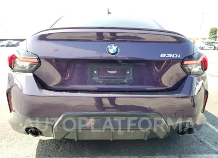 BMW 230I 2022 vin 3MW23CM03N8C62052 from auto auction Copart