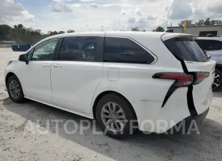 TOYOTA SIENNA LE 2022 vin 5TDKRKEC3NS116634 from auto auction Copart