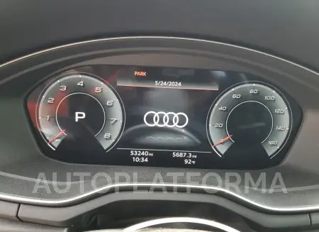 AUDI A5 PREMIUM 2021 vin WAUTAAF51MA051832 from auto auction Copart