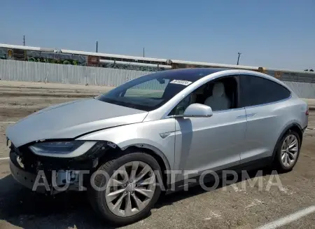 TESLA MODEL X 2016 vin 5YJXCAE27GF002846 from auto auction Copart