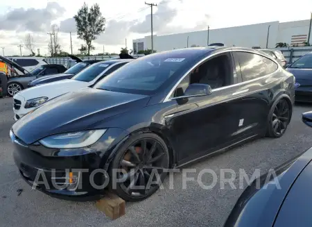 Tesla Model X 2016 2016 vin 5YJXCAE27GF017959 from auto auction Copart