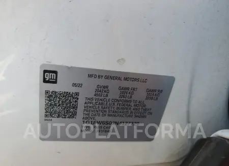 CHEVROLET BOLT EV 1L 2022 vin 1G1FW6S03N4127729 from auto auction Copart