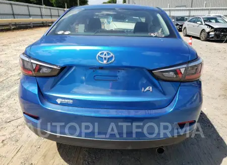 TOYOTA YARIS IA 2018 vin 3MYDLBYV2JY326072 from auto auction Copart