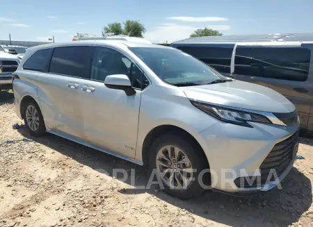 TOYOTA SIENNA LE 2021 vin 5TDKRKEC0MS028817 from auto auction Copart