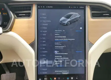 TESLA MODEL X 2020 vin 5YJXCBE28LF300158 from auto auction Copart