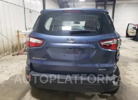 FORD ECOSPORT S 2021 vin MAJ6S3FL2MC418738 from auto auction Copart