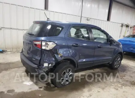 FORD ECOSPORT S 2021 vin MAJ6S3FL2MC418738 from auto auction Copart