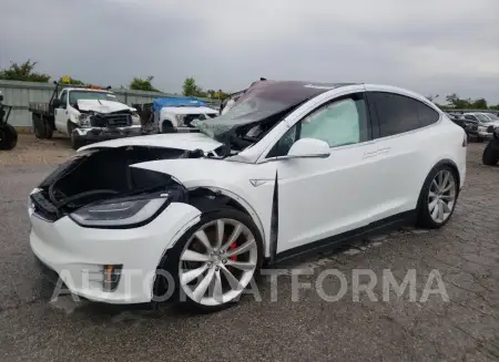 TESLA MODEL X 2016 vin 5YJXCAE42GFS00462 from auto auction Copart