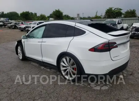 TESLA MODEL X 2016 vin 5YJXCAE42GFS00462 from auto auction Copart