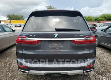 BMW X7 XDRIVE4 2021 vin 5UXCW2C05M9E79411 from auto auction Copart