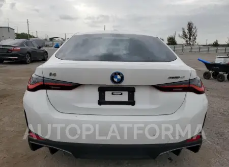 BMW I4 EDRIVE 2023 vin WBY73AW0XPFN60228 from auto auction Copart