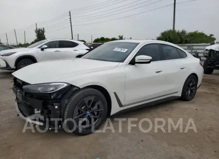 BMW I4 2023 2023 vin WBY73AW0XPFN60228 from auto auction Copart