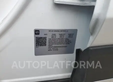 CHEVROLET BOLT EUV P 2022 vin 1G1FZ6S0XN4103337 from auto auction Copart