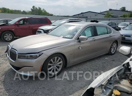 BMW 740XI 2022 2022 vin WBA7T4C09NCJ04658 from auto auction Copart