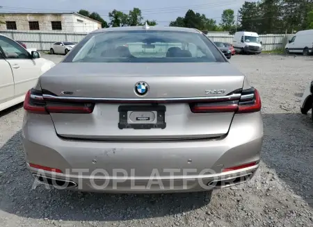 BMW 740 XI 2022 vin WBA7T4C09NCJ04658 from auto auction Copart