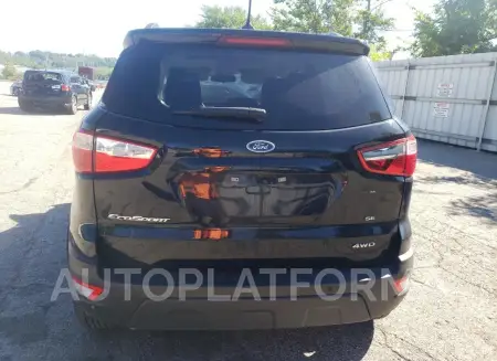 FORD ECOSPORT S 2022 vin MAJ6S3GL7NC472505 from auto auction Copart