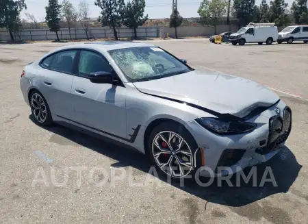 BMW I4 EDRIVE 2024 vin WBY43AW06RFS94891 from auto auction Copart