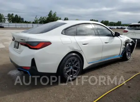 BMW I4 EDRIVE 2023 vin WBY43AW08PFP43596 from auto auction Copart