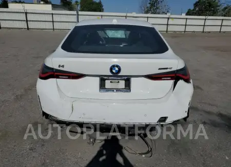 BMW I4 EDRIVE 2022 vin WBY73AW09NFM42460 from auto auction Copart