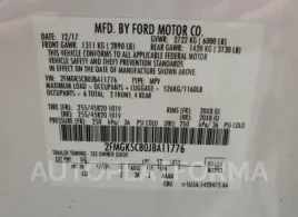 FORD FLEX SEL 2018 vin 2FMGK5C80JBA11776 from auto auction Copart