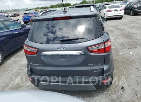 FORD ECOSPORT T 2019 vin MAJ6S3KL8KC296664 from auto auction Copart