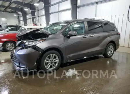 Toyota Sienna 2021 2021 vin 5TDZSKFC3MS037738 from auto auction Copart