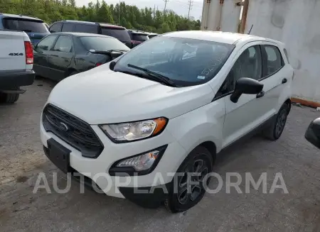 FORD ECOSPORT S 2020 vin MAJ3S2FE6LC377334 from auto auction Copart