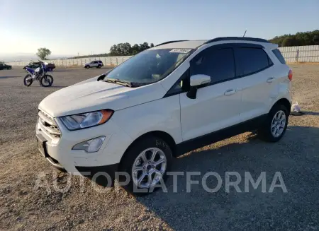 FORD ECOSPORT S 2020 vin MAJ6S3GL2LC362748 from auto auction Copart