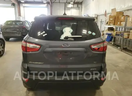 FORD ECOSPORT S 2020 vin MAJ6S3GL1LC337484 from auto auction Copart