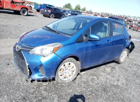 TOYOTA YARIS 2015 vin VNKKTUD31FA040206 from auto auction Copart