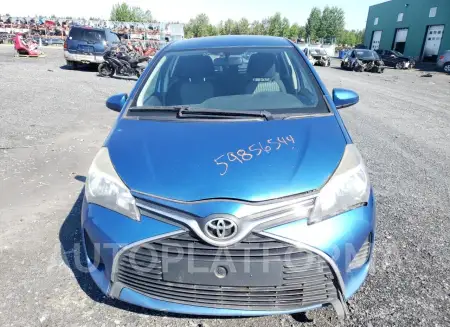 TOYOTA YARIS 2015 vin VNKKTUD31FA040206 from auto auction Copart