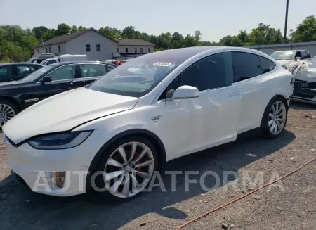 Tesla Model X 2016 2016 vin 5YJXCBE40GF011296 from auto auction Copart