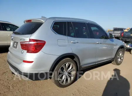 BMW X3 XDRIVE2 2016 vin 5UXWX9C53G0D68640 from auto auction Copart