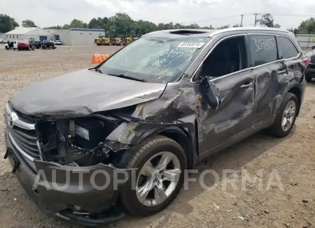 Toyota Highlander 2016 2016 vin 5TDDKRFH5GS309855 from auto auction Copart