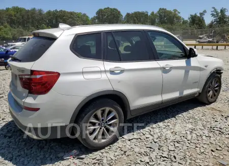 BMW X3 XDRIVE2 2016 vin 5UXWX9C57G0D81357 from auto auction Copart