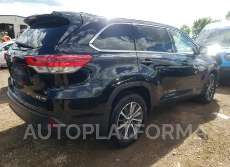 TOYOTA HIGHLANDER 2018 vin 5TDJZRFH8JS562299 from auto auction Copart