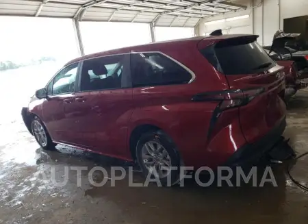 TOYOTA SIENNA LE 2024 vin 5TDKRKEC8RS188984 from auto auction Copart