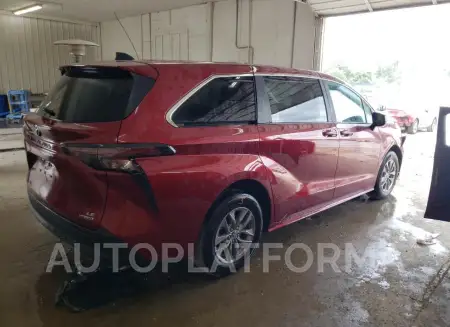 TOYOTA SIENNA LE 2024 vin 5TDKRKEC8RS188984 from auto auction Copart