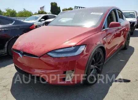 Tesla Model X 2017 2017 vin 5YJXCBE21HF038300 from auto auction Copart